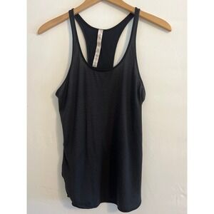 Lululemon Mini Stripe Sleeveless Racerback Black Sz 6